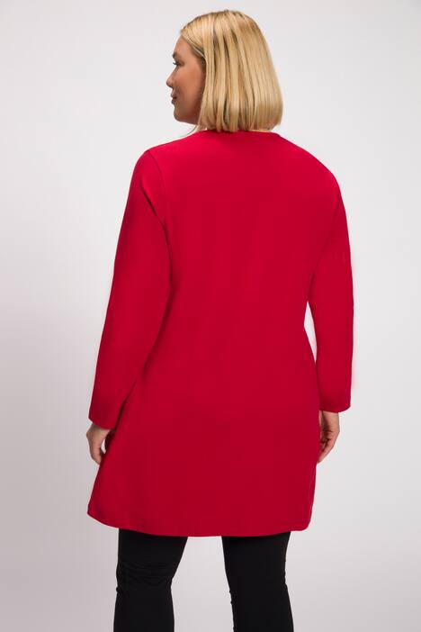 Longshirt, Ziernaht, Langarm