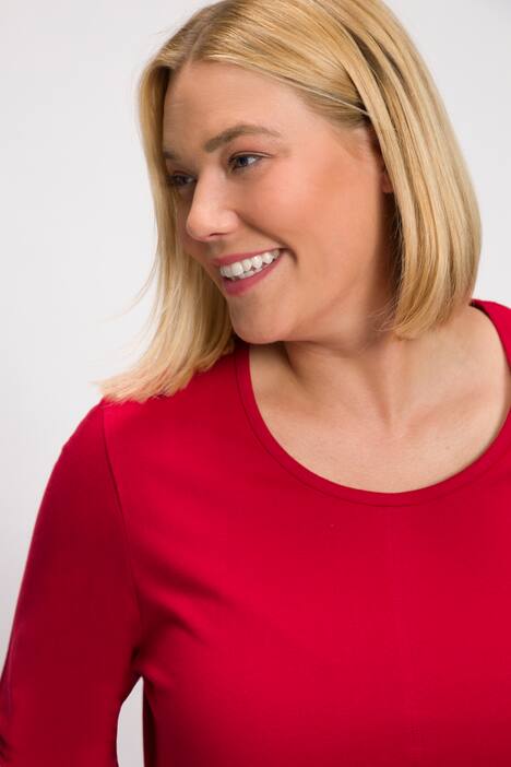 Longshirt, Ziernaht, Langarm