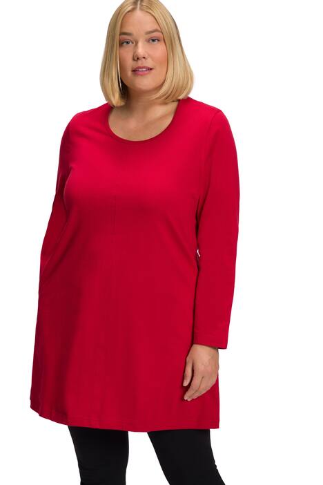 Dlouhé tričko, ozdobné švy, dlouhé rukávy