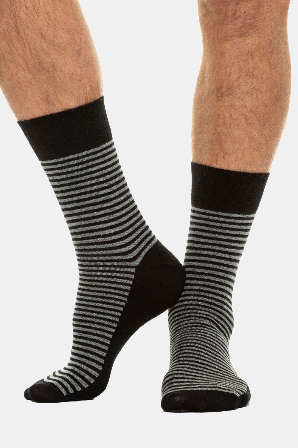Grote Maten sokken, Heren, zwart, Maat: 43-46, Katoen/Synthetische vezels, JP1880