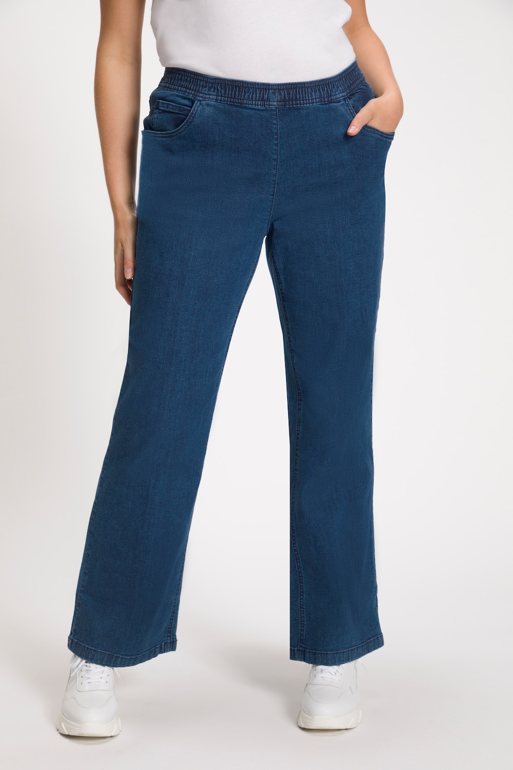 Große Größen Marlenejeans Mary, Damen, blau, Größe: 44, Baumwolle, Ulla Popken