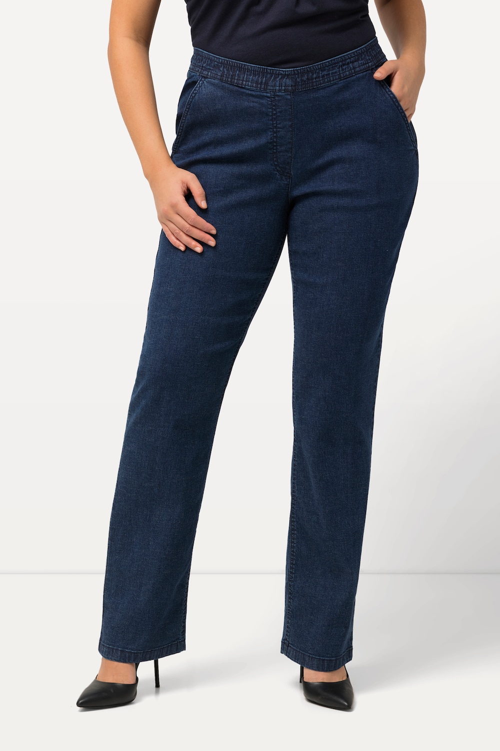 Große Größen Jeans Mandy, Damen, blau, Größe: 68, Baumwolle, Ulla Popken