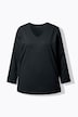 Shirt, V-Ausschnitt, Relaxed, Langarm
