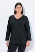 Shirt, V-Ausschnitt, Relaxed, Langarm