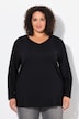 Shirt, V-Ausschnitt, Relaxed, Langarm
