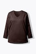Shirt, V-Ausschnitt, Relaxed, Langarm