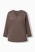 Shirt, V-Ausschnitt, Relaxed, Langarm