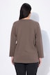 Shirt, V-Ausschnitt, Relaxed, Langarm