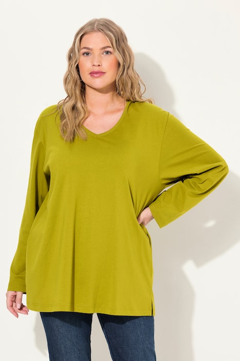 Back To Basics V-Neck Relaxed Fit Cotton Tee