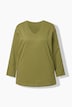 Shirt, V-Ausschnitt, Relaxed, Langarm