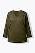 Shirt, V-Ausschnitt, Relaxed, Langarm