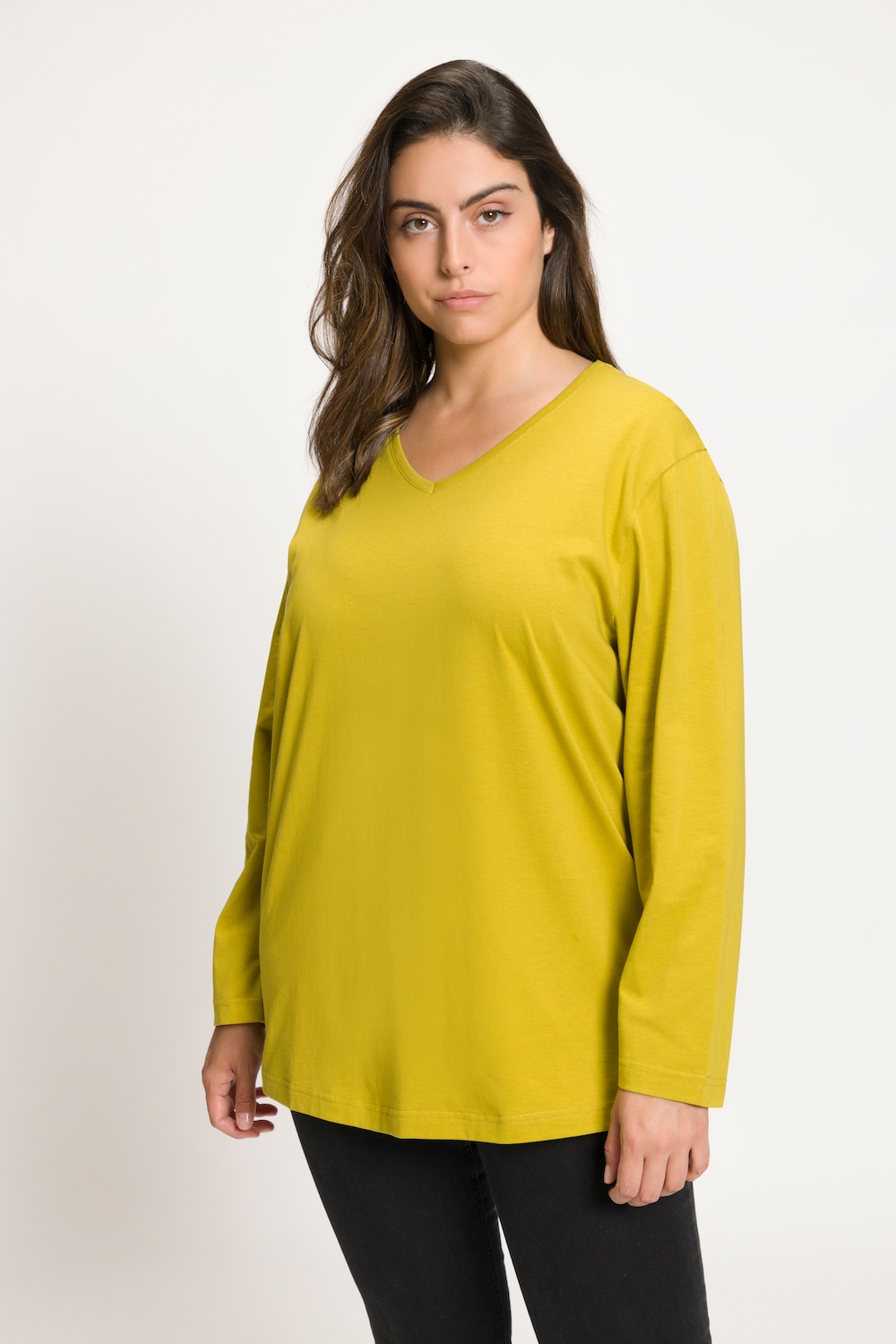 Grote Maten shirt, Dames, groen, Maat: 50/52, Ulla Popken