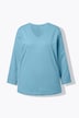 Shirt, V-Ausschnitt, Relaxed, Langarm