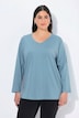 Shirt, V-Ausschnitt, Relaxed, Langarm