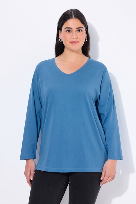 Back To Basics V-Neck Relaxed Fit Cotton Tee