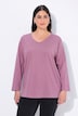 Shirt, V-Ausschnitt, Relaxed, Langarm