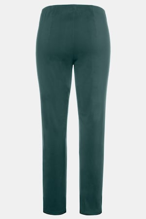 Duże rozmiary Spodnie z bengaliny, damska, ciemne świerkowe, rozmiar: 24, wiskoza/poliamid/elastan, Ulla Popken