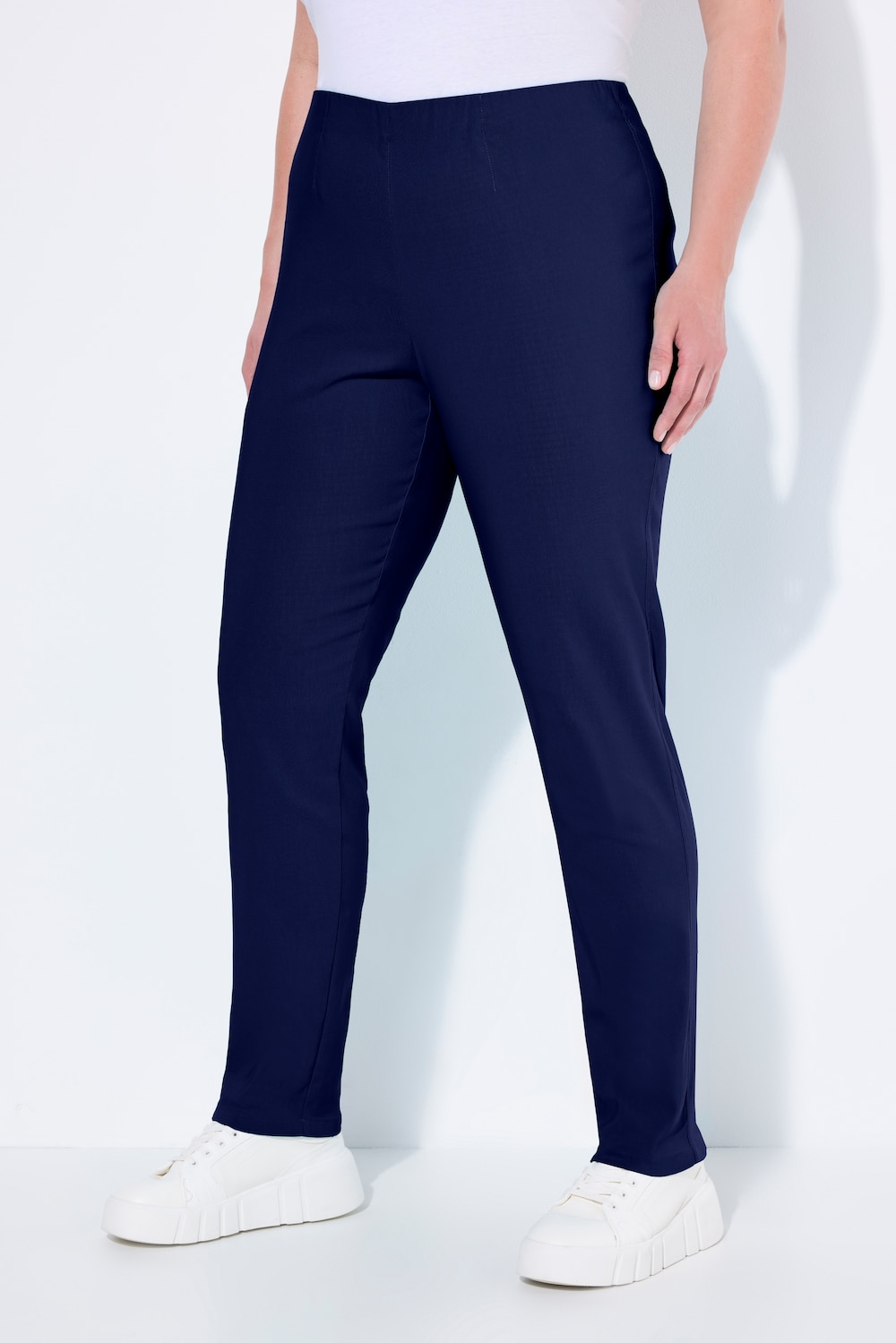 Große Größen Bengalinhose Sienna, Damen, blau, Größe: 48, Viskose/Synthetische Fasern, Ulla Popken