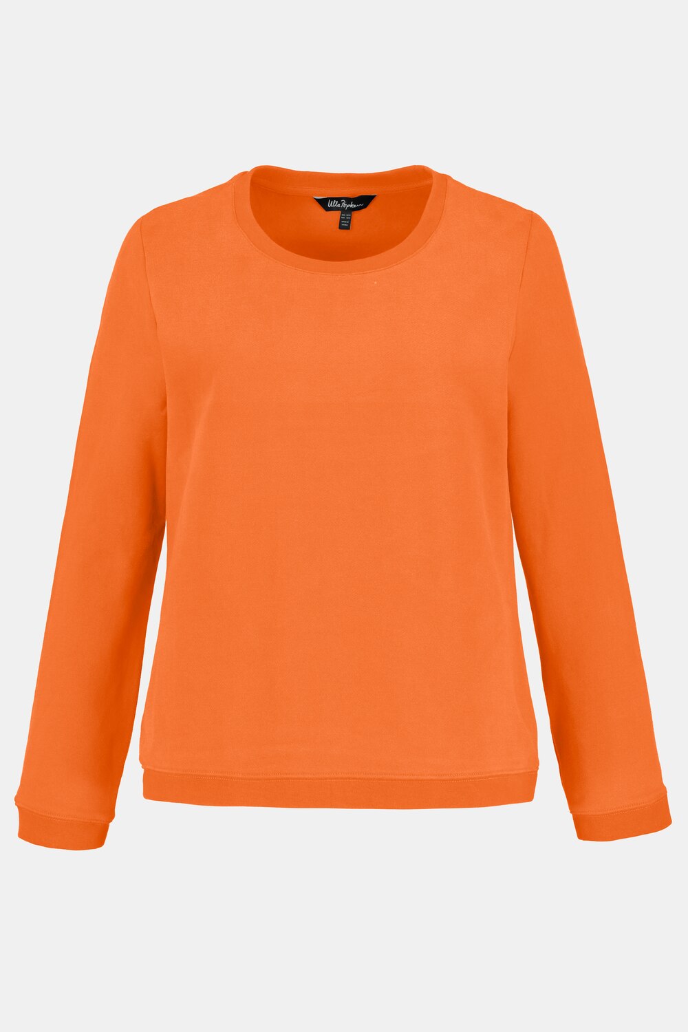 Grote Maten sweatshirt, Dames, oranje, Maat: 46/48, Katoen, Ulla Popken