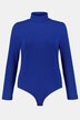 Rib Knit Stretch Turtleneck Bodysuit