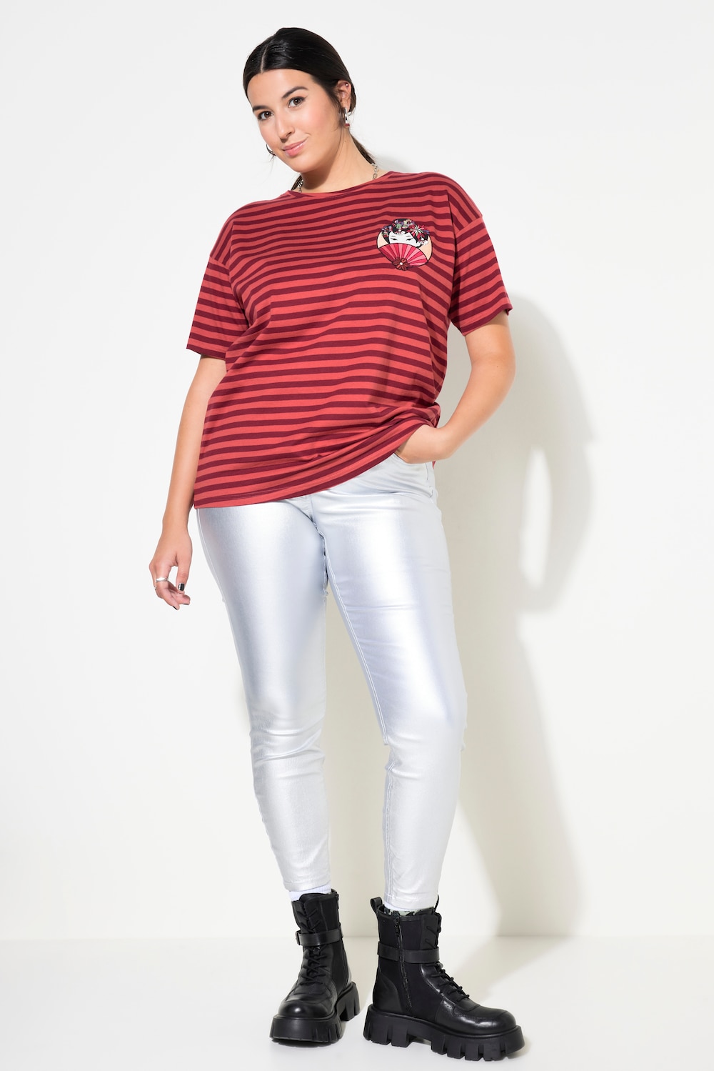 Skinny Jeans, schmal geschnitten, 5-Pocket, beschichtet