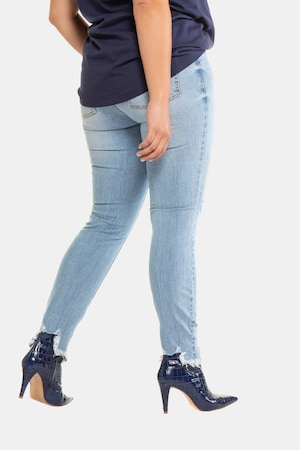 Duże rozmiary Dżinsy Skinny, damska, light blue, rozmiar: 50, bawełna/elastan, Studio Untold