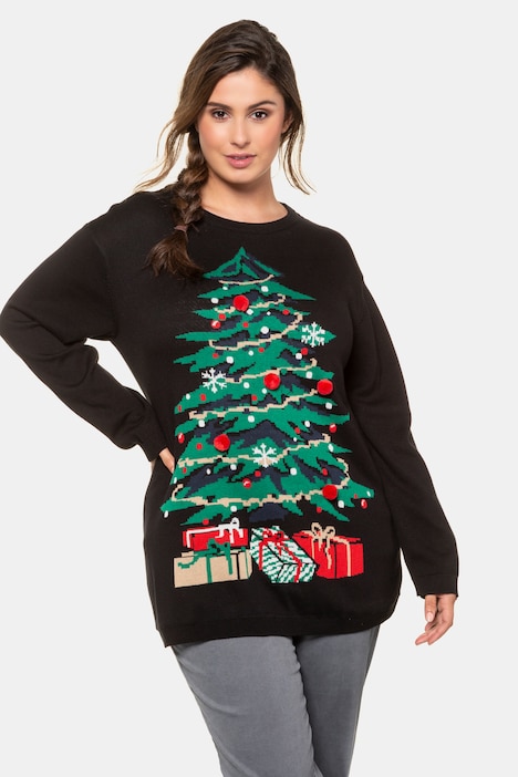 vis raket Investeren Kersttrui, dennenboom, pompons | overige Pullovers | Pullovers