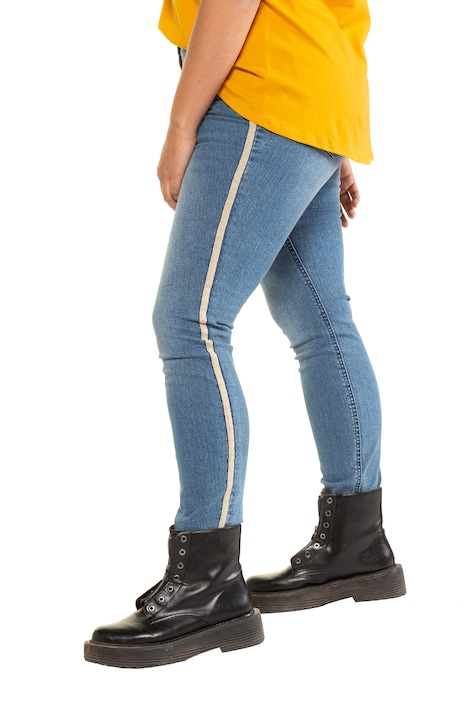 jeans with gold stripe