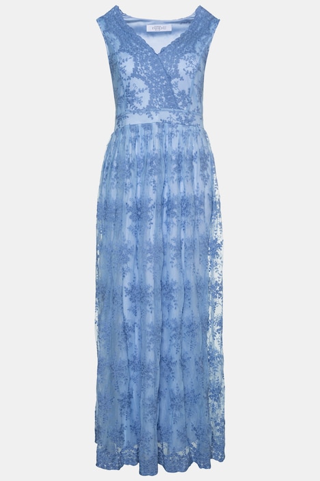 Elegant Lace Sleeveless Lined Event Maxi Dress | Maxi Dresses | Dresses