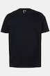 Henley, basic, knoopsluiting, korte mouwen
