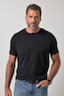 T-shirt Henley, collection Basic. Manches courtes et patte de boutonnage