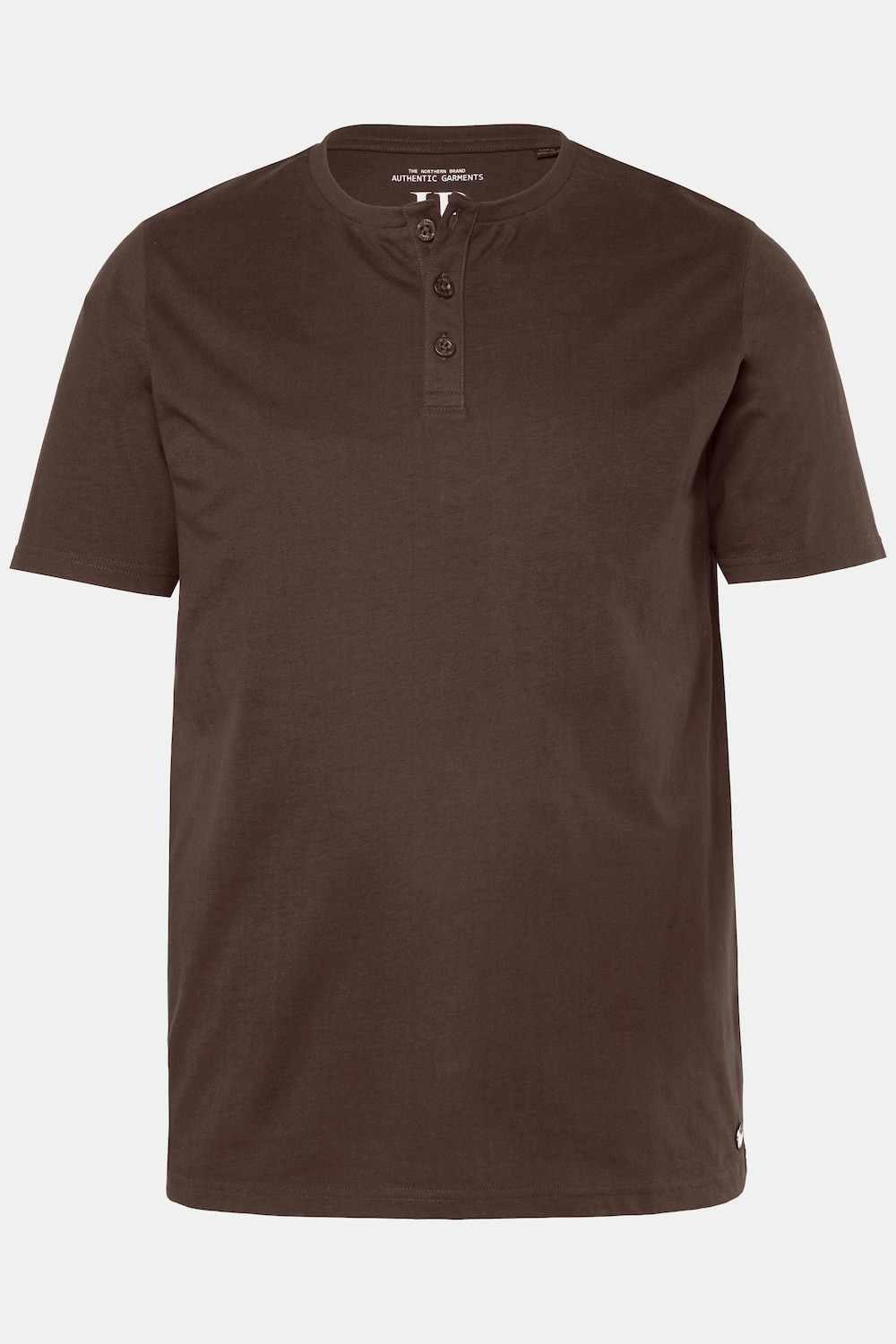 JP1880 Henley, Basic, Knopfleiste, Halbarm, bis 7 XL