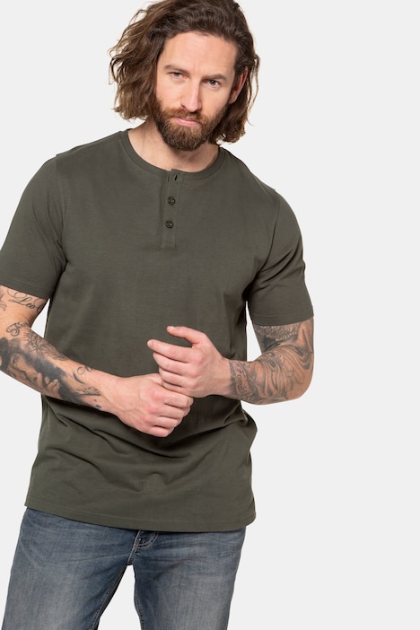 Short Sleeve Henley Shirt, Basic | T-shirts | T-Shirts