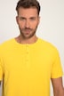 JP1880 Henley, Basic, Knopfleiste, Halbarm, bis 7 XL