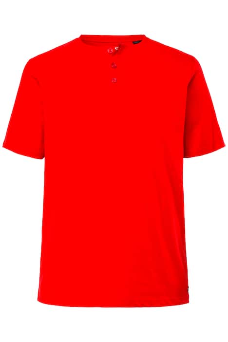 Henley tričko, kolekce Basic, knoflíková léga, krátké rukávy