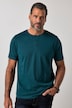 T-shirt Henley, collection Basic. Manches courtes et patte de boutonnage