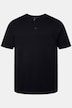 T-shirt Henley, collection Basic. Manches courtes et patte de boutonnage