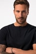 T-shirt Henley, collection Basic. Manches courtes et patte de boutonnage