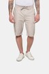 korte cargobroek, linnenmix, elastische band, basic fit