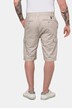 korte cargobroek, linnenmix, elastische band, basic fit