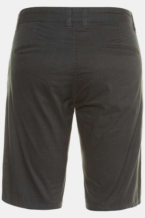 Chino-Bermuda, kleines Karo, Regular Fit