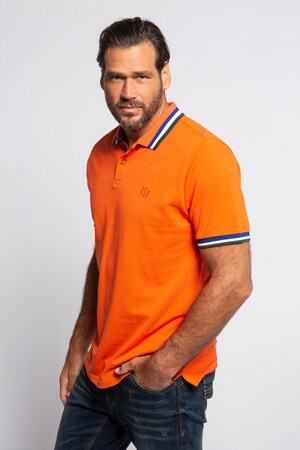 Duże rozmiary Koszulka polo, mężczyzna, pomarańczowa, rozmiar: 4XL, bawełna/wiskoza, JP1880