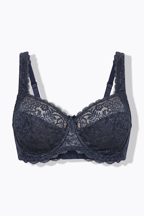 Bügel-BH, Blütenspitze, Vollspitze, Cup B - E