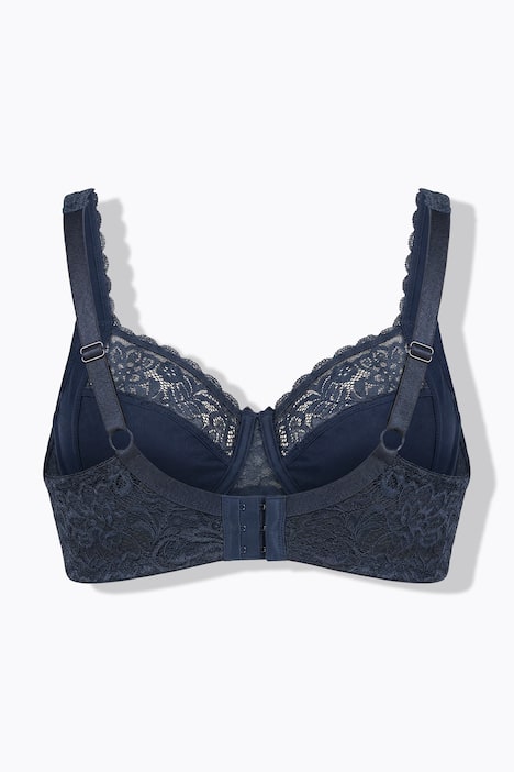 Bügel-BH, Blütenspitze, Vollspitze, Cup B - E