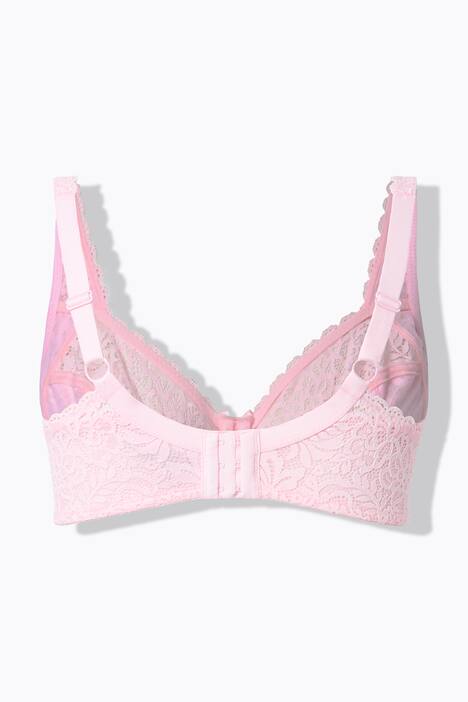 Beugelbeha, gebloemd kant, zuiver kant, Cup C - E