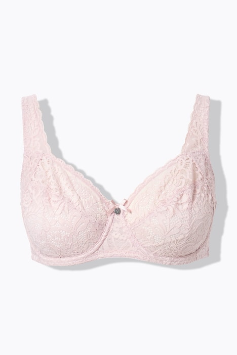 Bügel-BH, Blütenspitze, Vollspitze, Cup B - E
