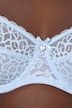 Beugelbeha, gebloemd kant, zuiver kant, Cup C - E