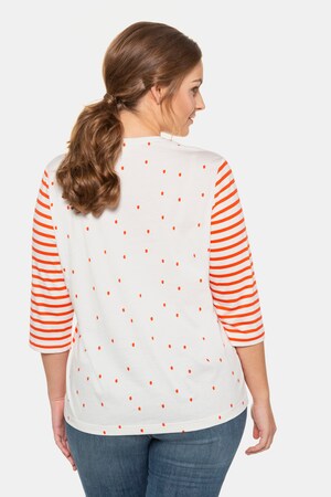 Duże rozmiary T-shirt, damska, koralowy, rozmiar: 54/56, bawełna, Ulla Popken