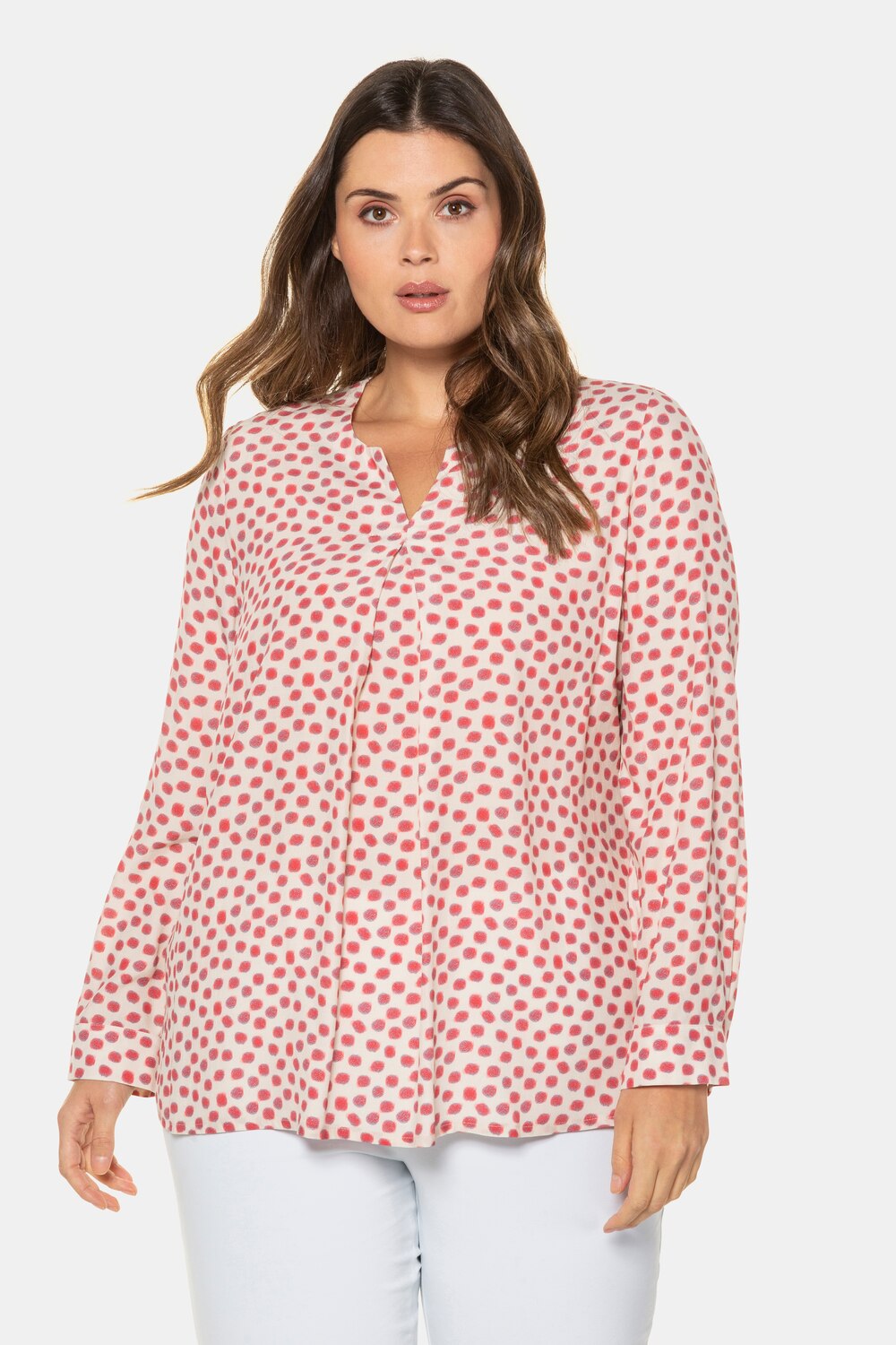 Grote Maten Tuniek, Dames, rood, Maat: 54/56, Viscose, Ulla Popken Grote Maten Tuniek, Dames, rood, Maat: 54/56, Viscose, Ulla Popken