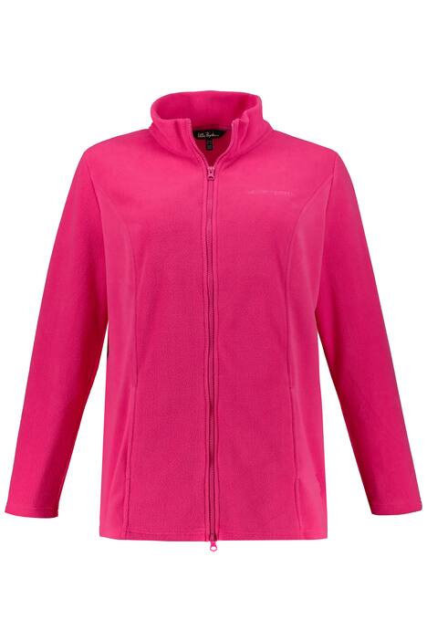 Fleecejacke, zum Einzippen, Stehkragen, Langarm Fleecejacken von Ulla Popken für Frauen günstig online